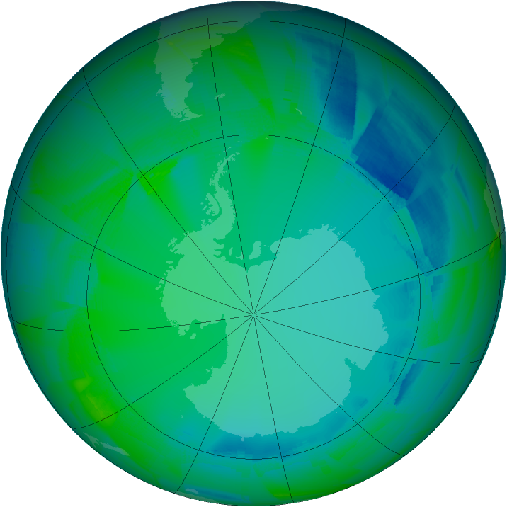 Ozone Map 2009-07-23